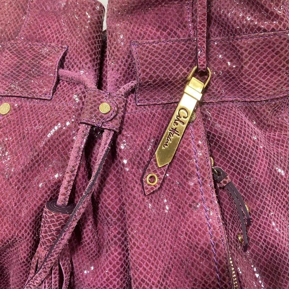 Cole Haan Marabelle Pythons Drawstring Tote, Pock… - image 2